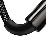 Кабель Baseus Type-C Tungsten Gold CAWJ000101 100W, 2 м, чорний, фото 7