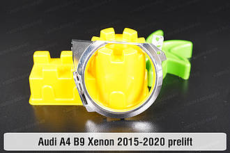 Хромована маска лінзи Audi A4 B9 Xenon (2015-2020) дорест права