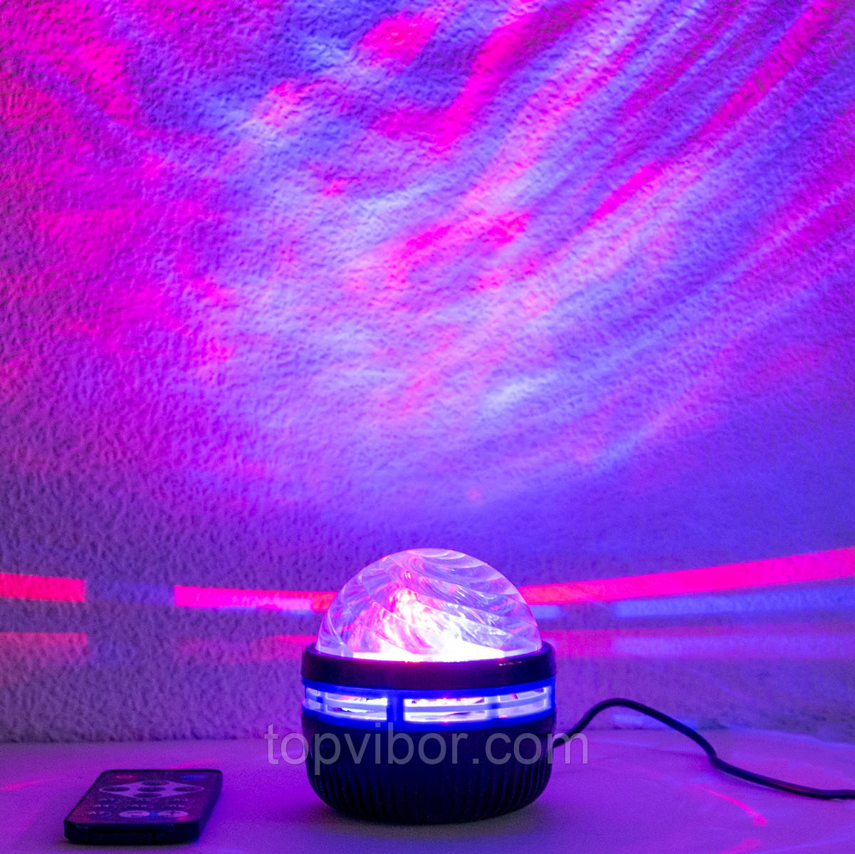 Нічний проектор Led Q6 Magic Ball 5Вт Чорний, світлодіодний нічник в дитячу (ночник проектор)
