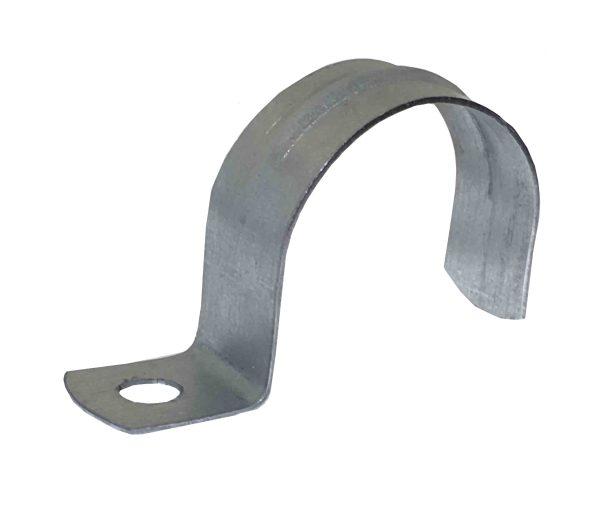 Скоба металева однолапкова d32-29мм оцинкована СОО-32