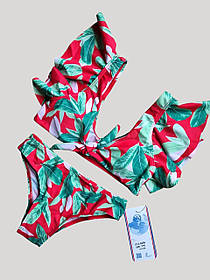 Детский подростковый купальник топ Samegame 250000 Красный;зеленый   В наличии только 30 32 34 36 38 размеры