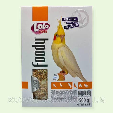 Повнораційний корм для корел LoLo Pets Foody Corella 500 г, фото 1