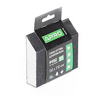 828110 Губка шліфувальна чотиристороння P150 кутова "APRO"