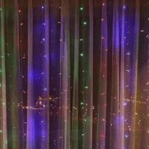 Гірлянда "Водопад"2 х 2 м штора 200 ламп 5 режимів Різнокольрова