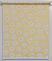 Рулонна штора Ромашки Жовтий