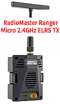 Зовнішній модуль TX Radiomaster ELRS Ranger Micro LBT 2.4GHz Crossfire на TX12 и TX16, фото 4