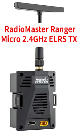 Зовнішній модуль TX Radiomaster ELRS Ranger Micro 2.4GHz Crossfire на TX12 и TX16, фото 1