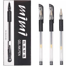 Ручка гелева 168/102 чорна MZOPT