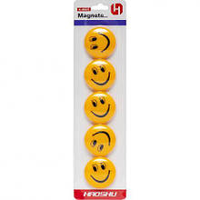 Магніт для дошки "Смайлик" 5 штук X-4005, D4см MZOPT