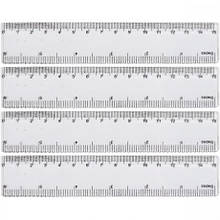 Лінійка 15 см, 8815 пластикова прозора MZOPT