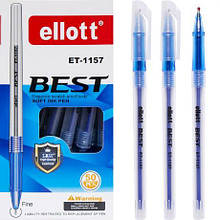 Ручка масляна "Ellott" 1157 синя MZOPT