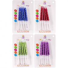 Свічки для торта №5/10-91 "Металік" MZOPT