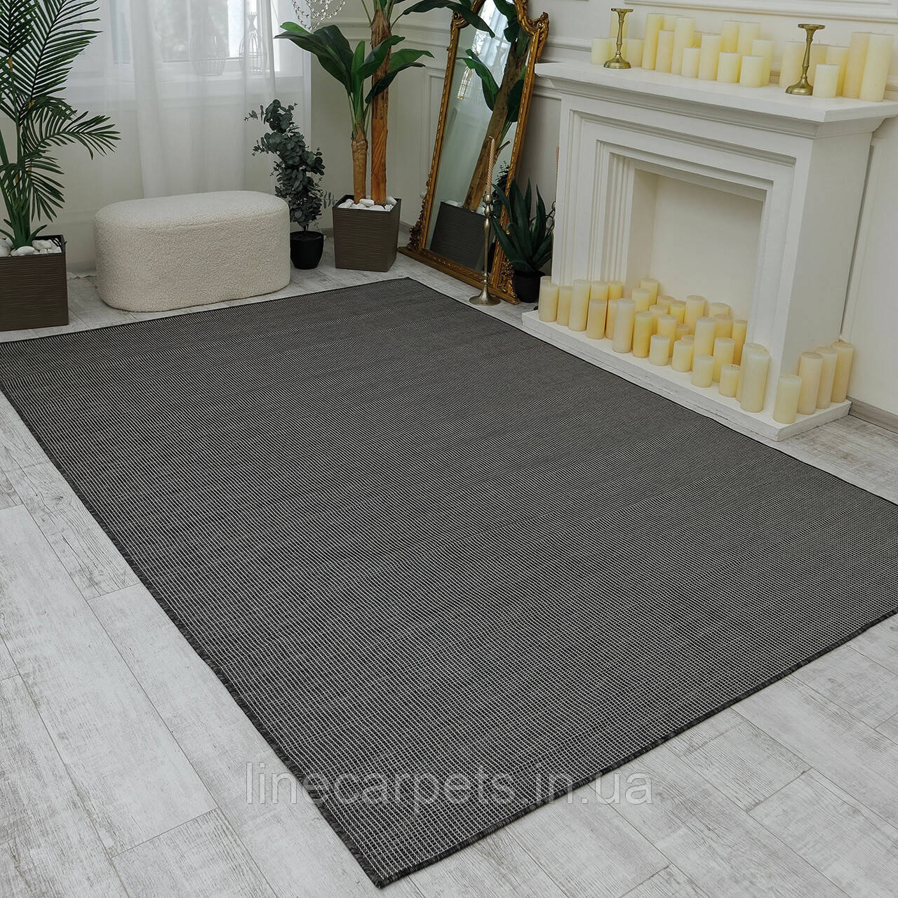 Турецький дизайнерський килим PATIO B2778A s.black, фото 1