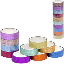 Скотч декоративний паперовий 1,5см*3м "Блискучий" 2-99 MZOPT