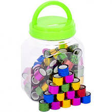 Скотч декоративний у банці 90шт. 2 м "Голограма" №60/62 MZOPT