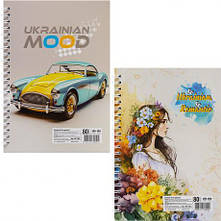 Блокнот А5 80 л., бічна спіраль "Патріотичні" Б-Л5-80/АП-1902 MZOPT, фото 3