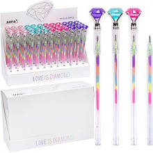 Ручка гелева "Діамант" 6129 кольорова MZOPT