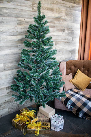 Штучна ялинка ПВХ, 1 м на підставці, класична модель., фото 1