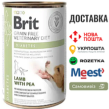 Brit VetDiets Diabetes | Вологий корм для собак із захворюванням на цукровий діабет, 400 г