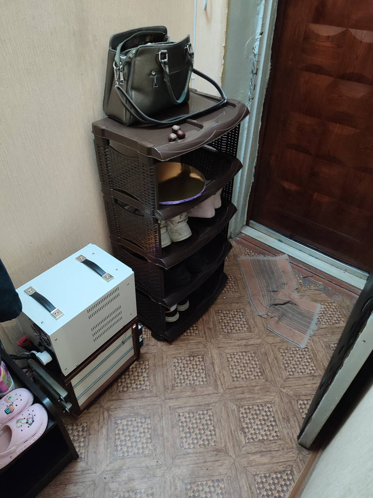 Полиця для взуття на 5 ярусна Ротанг (коричнева), 48х85х31 см, R-Plastic - фото покупців 1