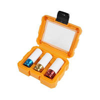 Популярний! Набір головок Tolsen ПРОФІ ударних торцевих 17-19-21 мм ПРОФІ (15510) - Краща якість тільки на Nukleon.com.ua