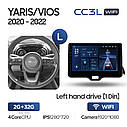 Штатна магнітола Teyes CC3L Wi-Fi Toyota Yaris (2019-2023) 1 Din, фото 3