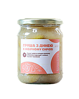 ГРУША З ДИНЄЮ В ІМБІРНОМУ СИРОПІ. скляна банка, 0,5 л, ЇМО Разом