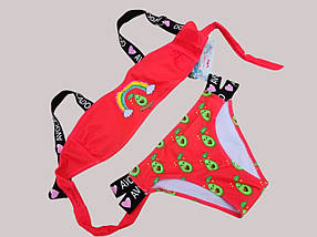 Детский подростковый купальник топ Samegame 25620 Красный;черный   В наличии только 34 36 38 40 42 размеры