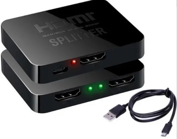 Avedio Links HDMI розгалужувач спліттер 1 х 2 2K 4K 1080P splitter HDMI 1 на 2 вихідні