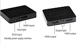Avedio Links HDMI розгалужувач спліттер 1 х 2 2K 4K 1080P splitter HDMI 1 на 2 вихідні, фото 7
