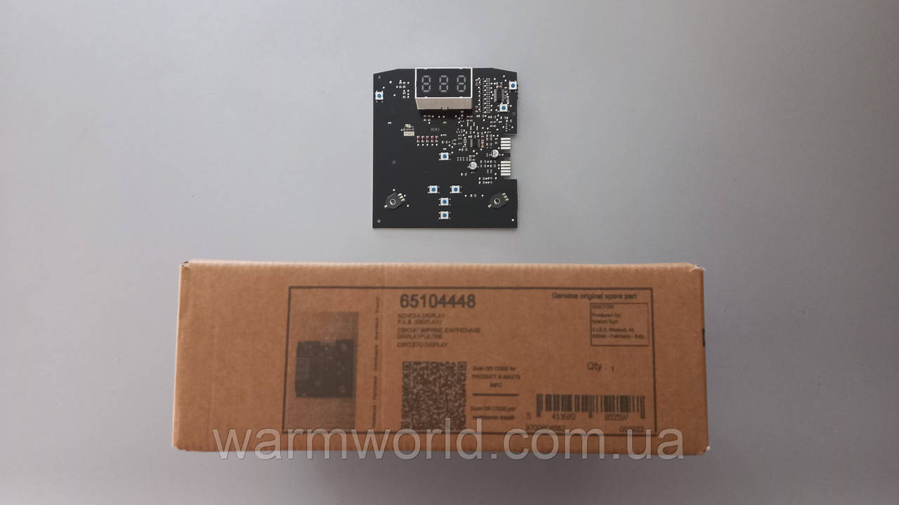 65104448 Плата дисплея Clas Ariston, фото 1