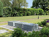 Бетонний фонтан "Куб" для вулиці, саду, дачі та тераси, фото 5