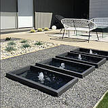 Бетонний фонтан "Куб" для вулиці, саду, дачі та тераси, фото 6