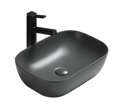 Умивальник (раковина) MEXEN RITA DARK GREY MATT накладний