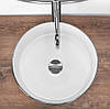 Умивальник (раковина) REA SAMI BRUSHED SILVER WHITE накладний, фото 5