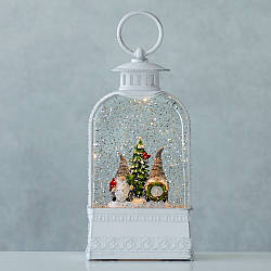 Новорічний ліхтар "Різдвяні гноми", 25 см 9152-008