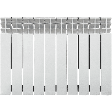 Радіатор біметалевий секційний GALLARDO BISTAND 500/80 (кратно 10)