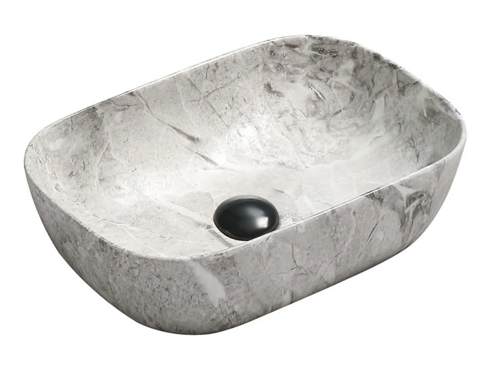 Умивальник (раковина) MEXEN RITA LIGHT STONE MATT накладний