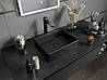 Умивальник (раковина) MEXEN GOYA 40 BLACK MATT чорний накладний, фото 3