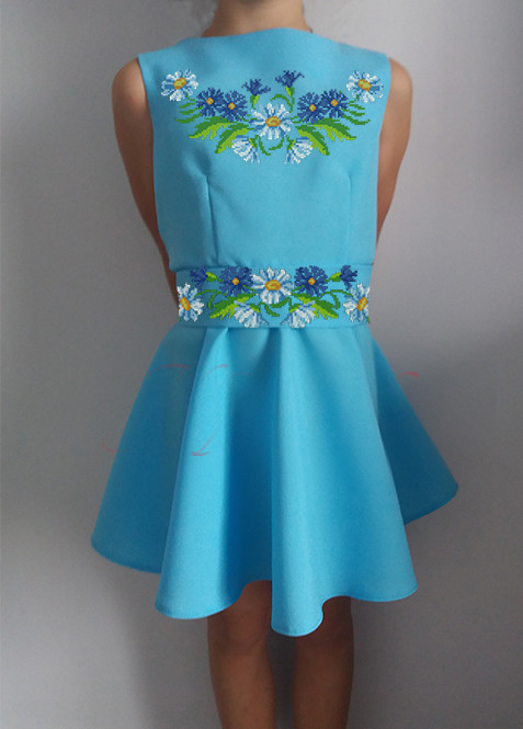 Пошите дитяче плаття під вишивку № 021-ПДП(С), фото 1