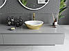Умивальник (раковина) MEXEN ELZA GOLD WHITE накладний, фото 4