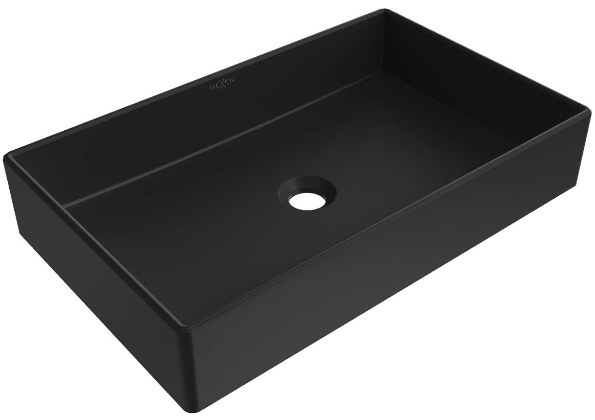 Умивальник (раковина) MEXEN GOYA 60 BLACK MATT чорний накладний