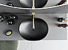 Умивальник (раковина) MEXEN VIKI GOLD BLACK MATT накладний, фото 5
