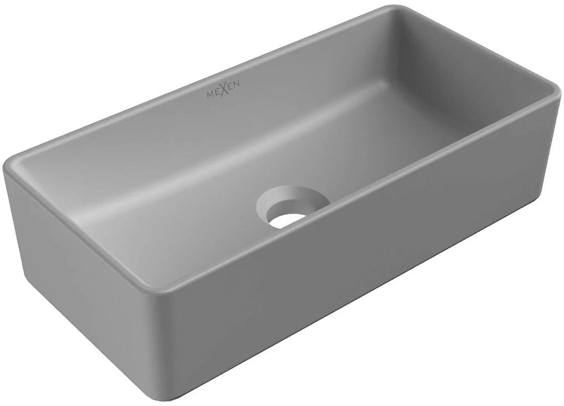 Умивальник (раковина) MEXEN NADIA 46 LIGHT GREY MATT накладний