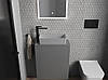 Умивальник (раковина) MEXEN NADIA 46 LIGHT GREY MATT накладний, фото 4