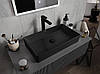 Умивальник (раковина) MEXEN NADIA 60 BLACK MATT чорний накладний, фото 3