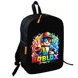 Набір дитячий Роблокс «Roblox» рюкзак 36х27см сумка-бананка, кружка з принтом для хлопчика (01588), фото 2