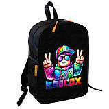 Набір дитячий Роблокс «Roblox» рюкзак 36х27см сумка-бананка, кружка з принтом для хлопчика (01584), фото 2