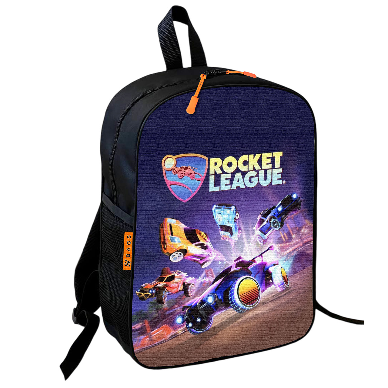 Рюкзак шкільний дитячий 36х27см з машинкою «Rocket League» хлопчика (0746)