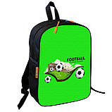 Набір дитячий Футбол рюкзак рюкзак 36х27см сумка-бананка, кружка з принтом для хлопчика (01604), фото 2